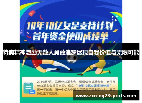 特奥精神激励无数人勇敢追梦展现自我价值与无限可能